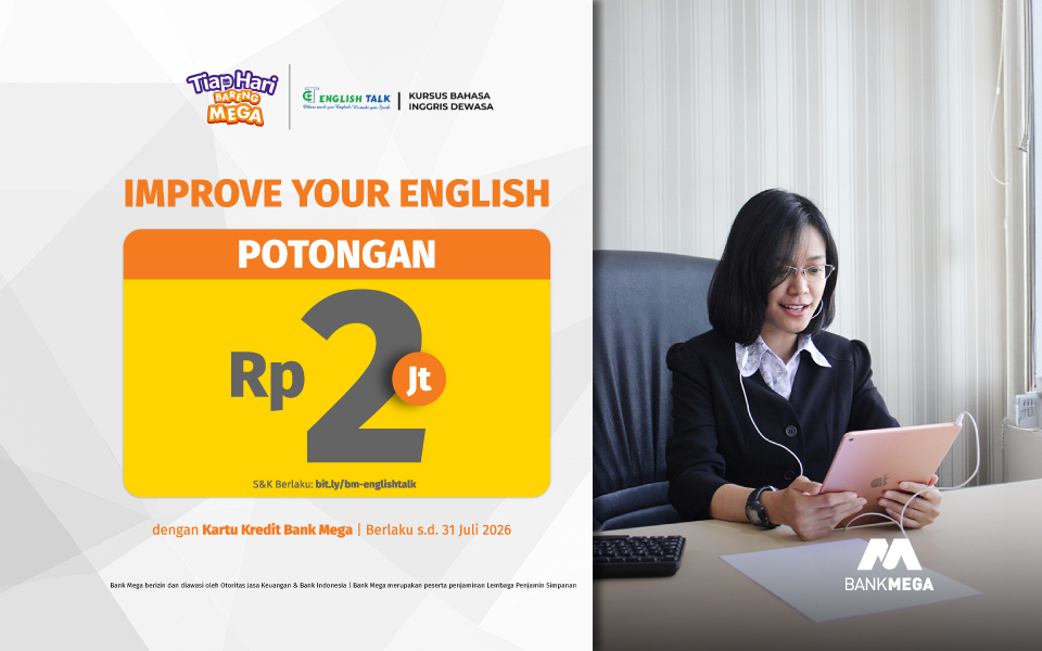 English Talk - Potongan Rp2 Juta