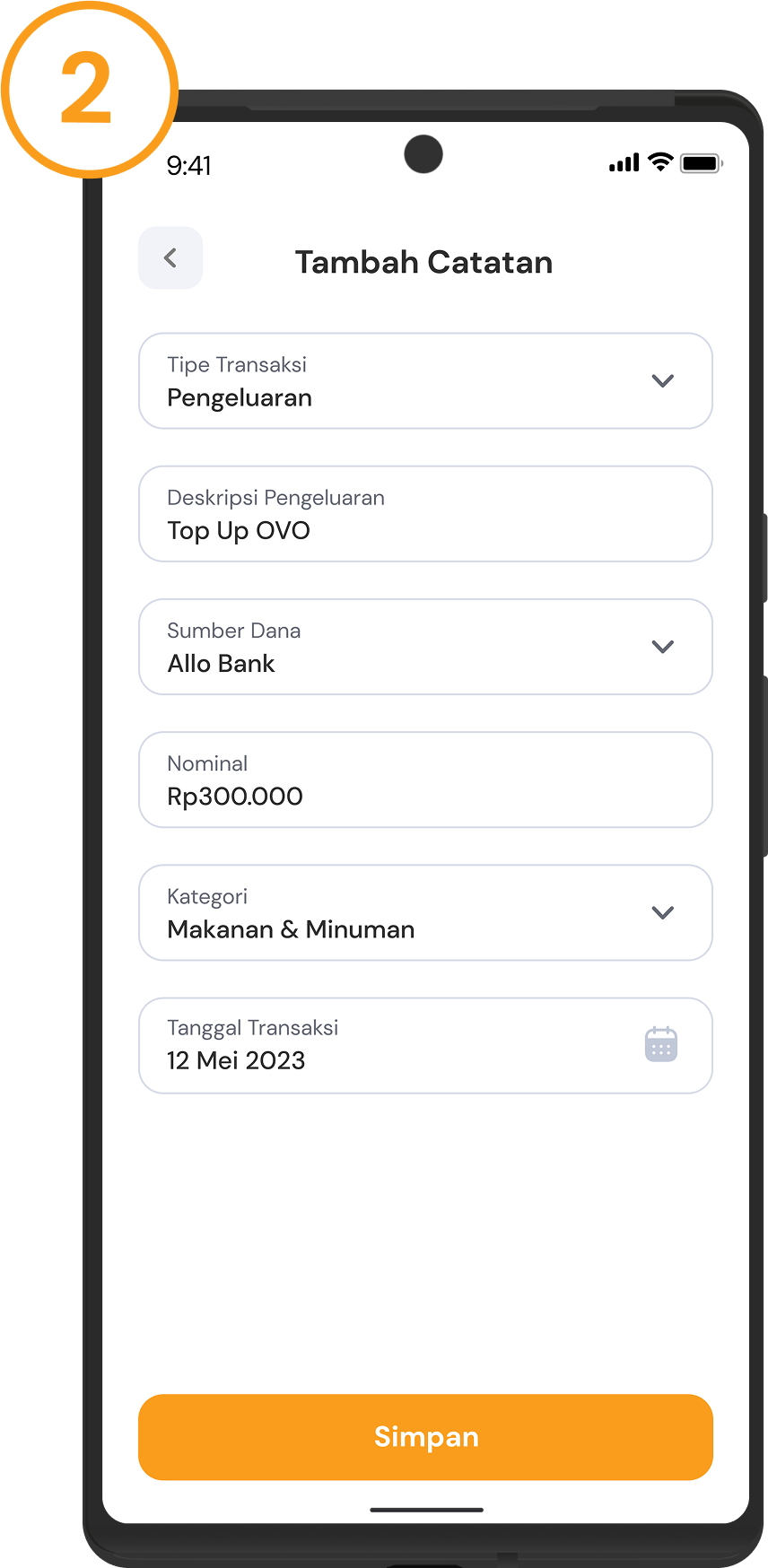 <p>Pilih salah satu informasi yang akan diubah, lalu masukkan informasi yang baru</p>