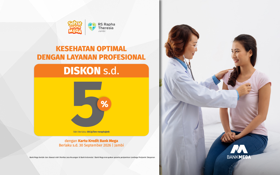 Diskon 5% di RS Rapha Theresia Jambi