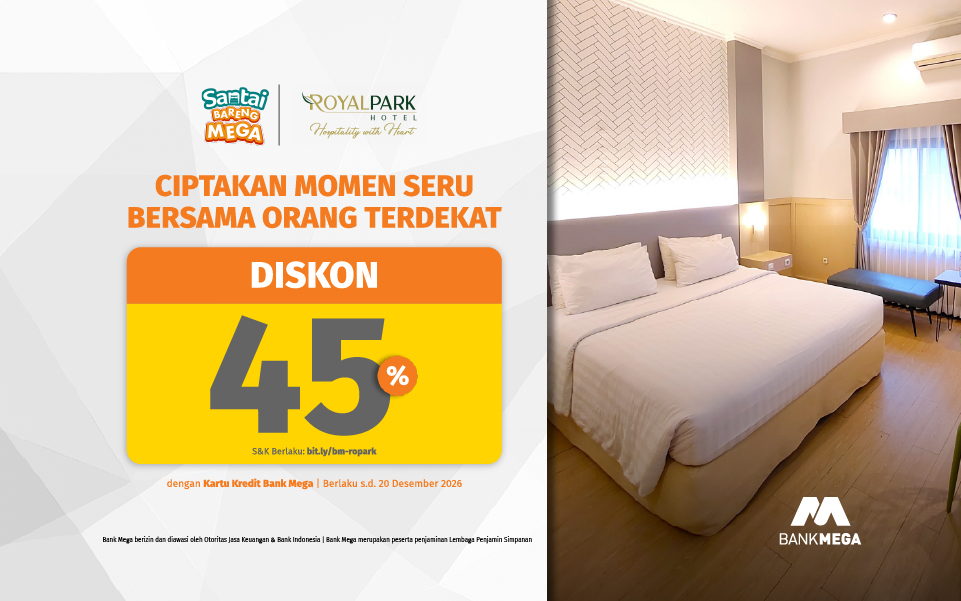 Hotel Royal Park Samarinda Diskon 45%