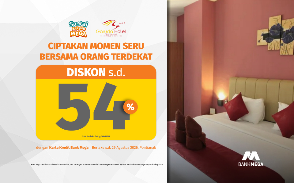 Garuda Hotel Diskon hingga 54%