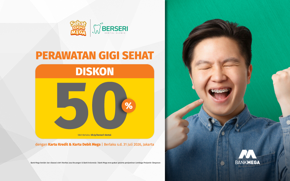 Berseri Dental Clinic - Diskon 50% Perawatan Gigi Sehat