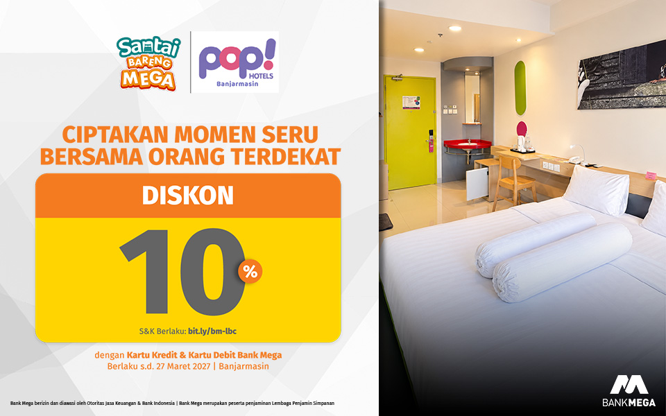 POP Hotel Banjarmasin - Diskon 10%