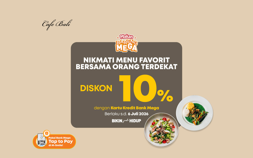 Cafe Bali - Diskon 10%