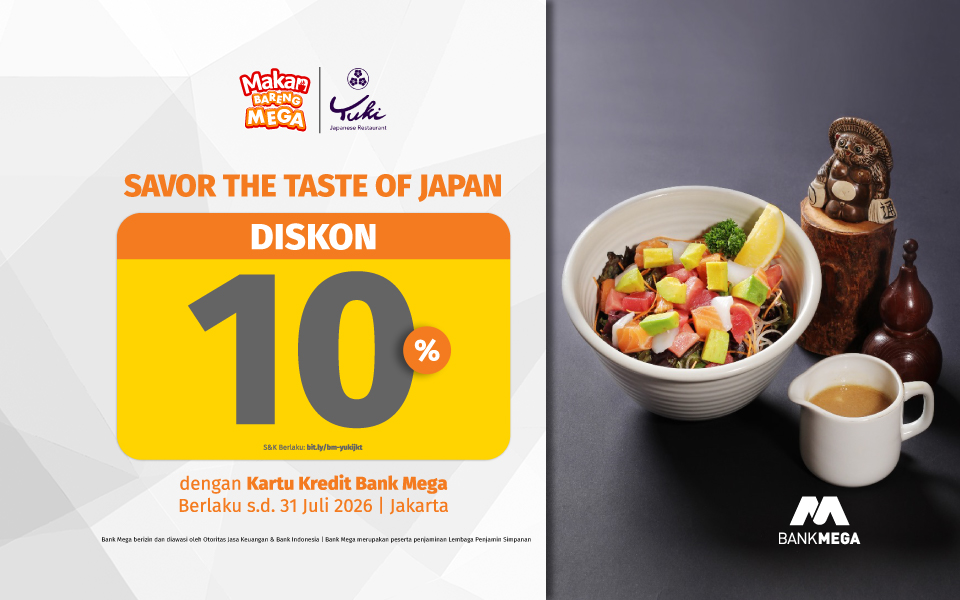 Yuki Japanese Restaurant - Diskon 10%