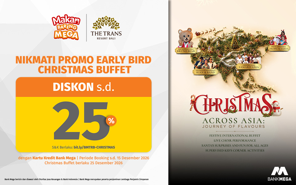 Trans Resort Bali - Diskon s.d. 25% Christmas Buffet Early Bird