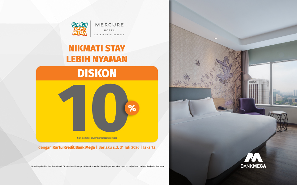 Hotel Mercure Jakarta Gatot Subroto - Diskon 10% untuk Kamar