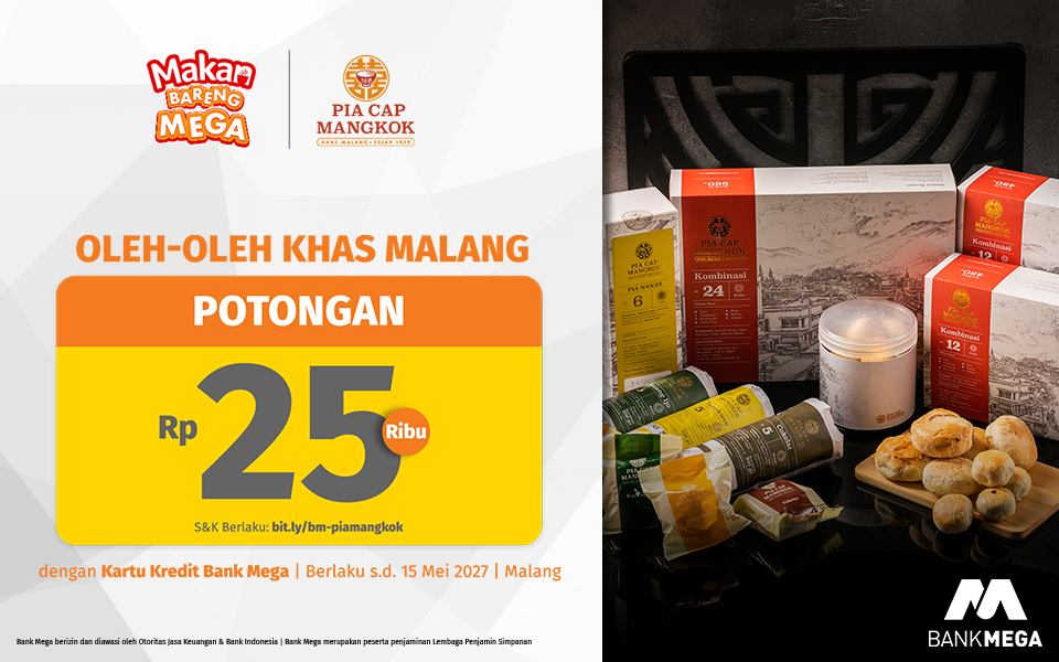 Pia Cap Mangkok Malang - Potongan Harga Rp25 ribu