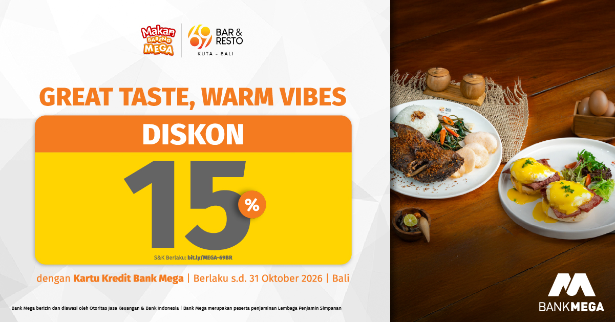 69 Bar & Resto Diskon 15%