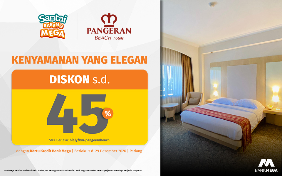 Hotel Pangeran Beach Padang - Diskon 45%