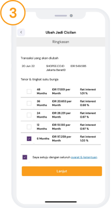 Ubah Jadi Cicilan di M-Smile