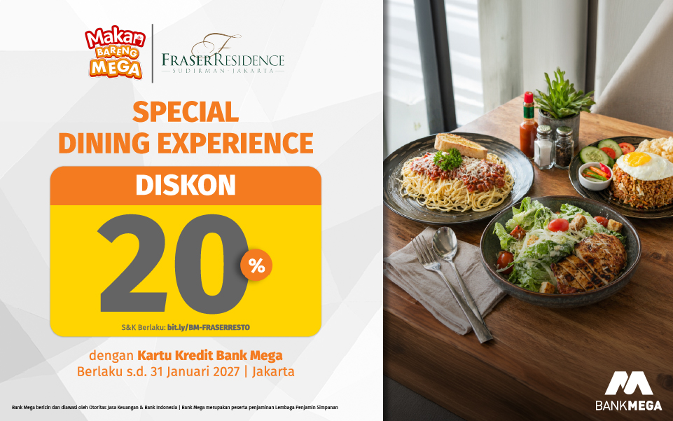 Fraser Residence Sudirman Jakarta - Diskon 20%
