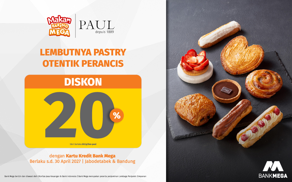 Diskon 20% PAUL