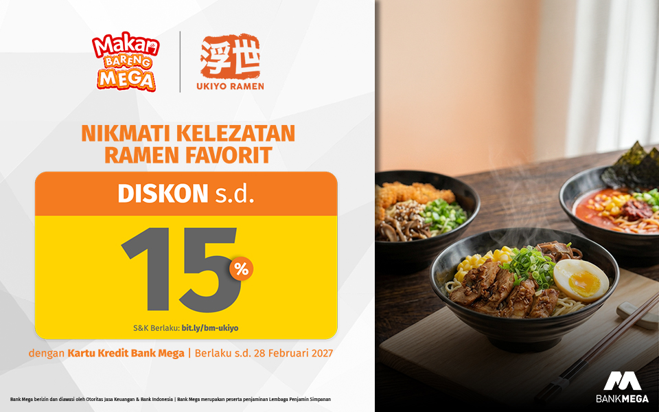 Ukiyo Ramen Diskon s.d. 15%