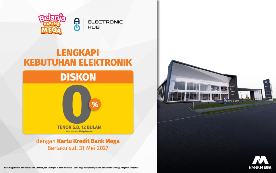 Cicilan 0% AIO Electronic Hub