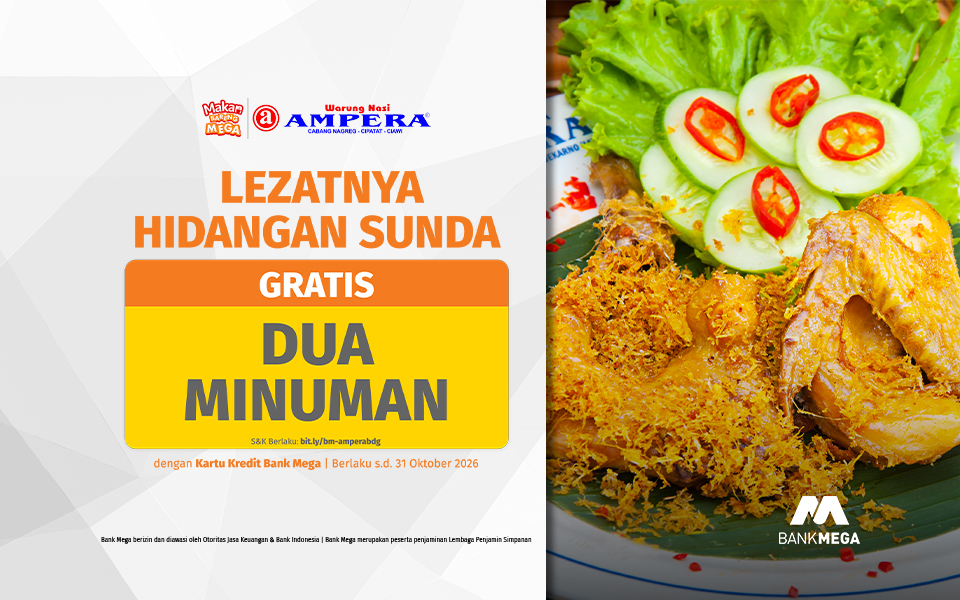 Warung Nasi Ampera - Gratis 2 Minuman