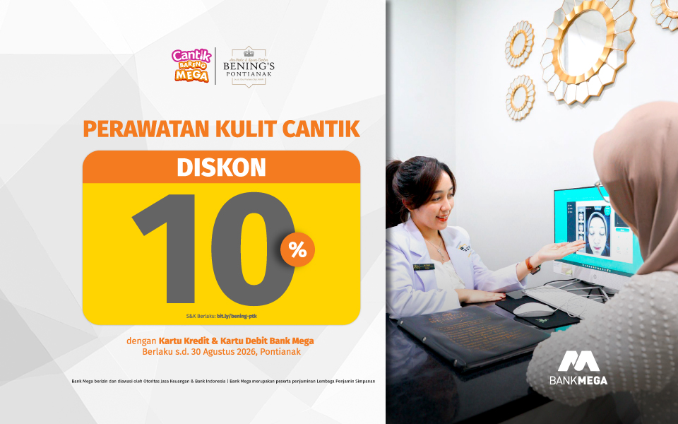Bening's Clinic Diskon 10% Perawatan Kulit Cantik