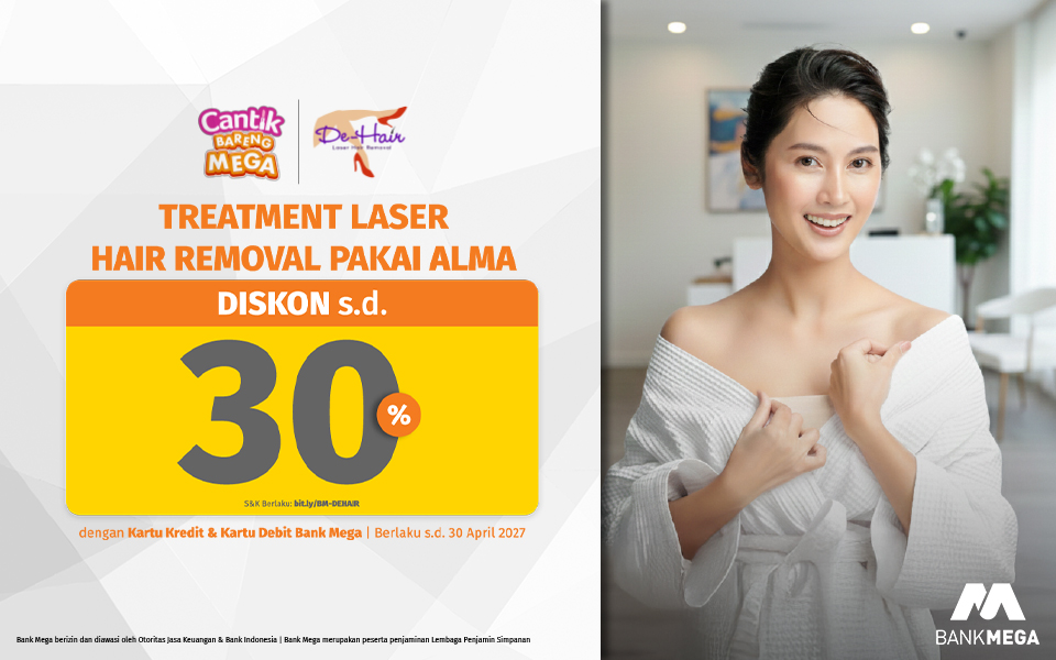 De-Hair Laser & Aesthetic - Diskon hingga 30% Treatment Laser Hair Removal Pakai ALMA