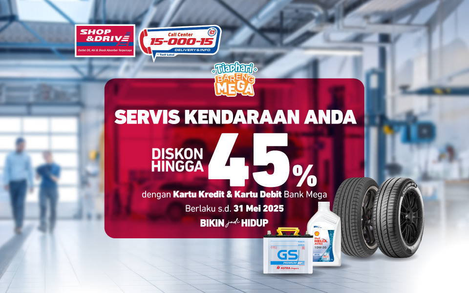 Shop N Drive solusi belanja dan berkendara bersamaan