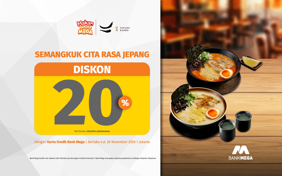 Yakudo Ramen - Diskon 20%