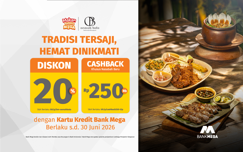 Oemah Boto Diskon 20% + Cashback Rp250Rb