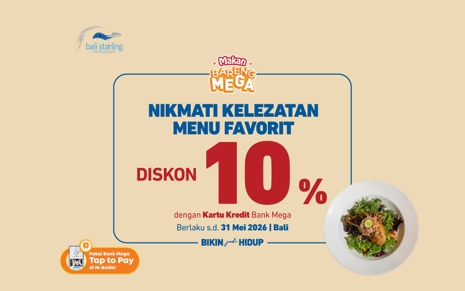 Bali Starling Restaurant Diskon 10%