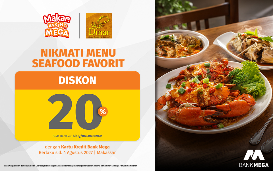RM Dinar Makassar - Diskon 20%